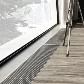 Grzejnik kanałowy Ascotherm eco - przykład montażu