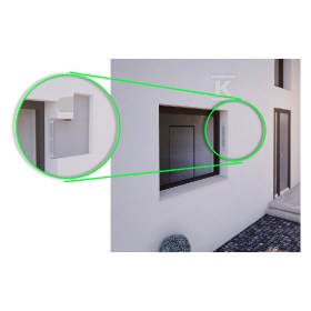 Element EPS fasadowy do zabudowy ościeży okna -2 