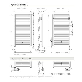 Geneo quadris E - rysunek techniczny