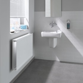 Higieniczny grzejnik płytowy Therm x2 profil Hygiene