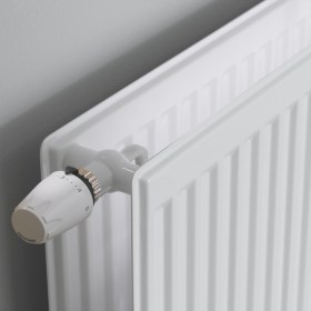 Zbliżenie na konstrukcje grzejnika Therm x2 Profil pozbawionego osłon