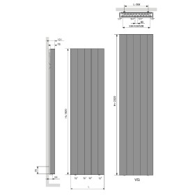Vertiline VD - rysunek techniczny